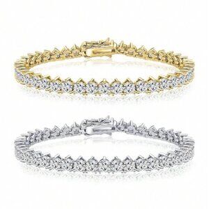 Bracelet - “Bellagio” LUXE 3 Prong Tennis Bracelet